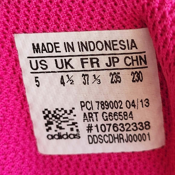 Adidas vigor TR 3 trail running sneaker shoe in pink and mint green. Size 5 - Picture 16 of 16